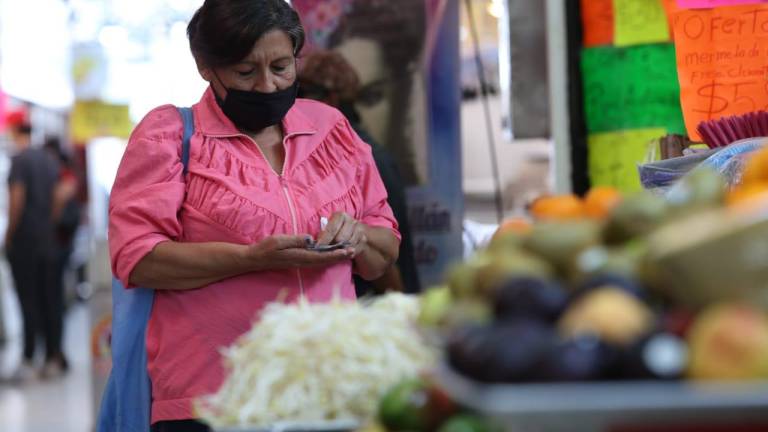 Compras en el mercado municipal.