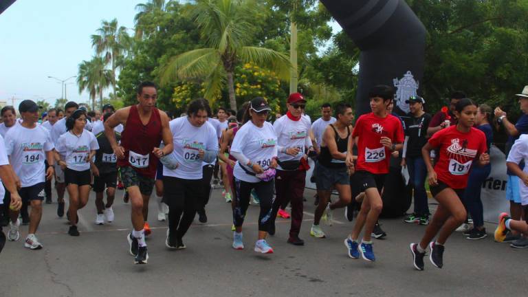 Realizan Carrera contra las Adicciones, en Mazatlán