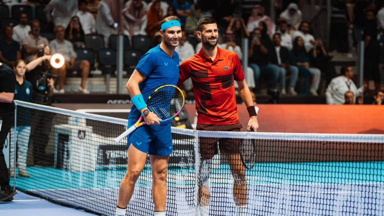 Rafael Nadal y Novak Djokovic juegan su último partido entre ellos.