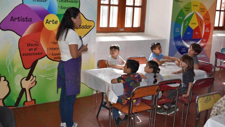 Aprenden sobre ‘Arte y Expresión’ en el Taller de Pascua, del Masin