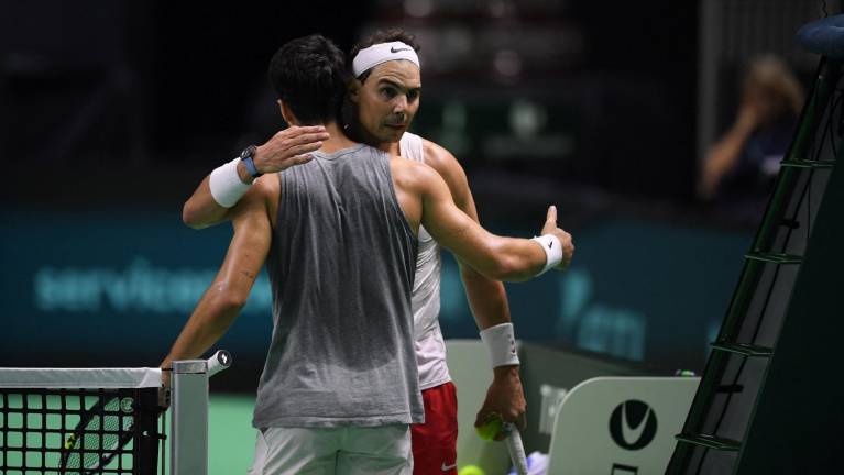 Rafael Nadal hará pareja con Carlos Alcaraz en la Copa Davis ante los Países Bajos.