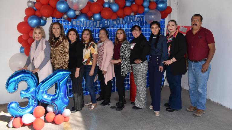 Celebra El Centro Médico Hidalgo el 34 Aniversario de su fundación