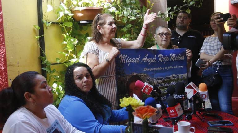 Reynada Pulido, del colectivo Madres en Lucha, sigue en búsqueda de su hijo desde diciembre del 2020.