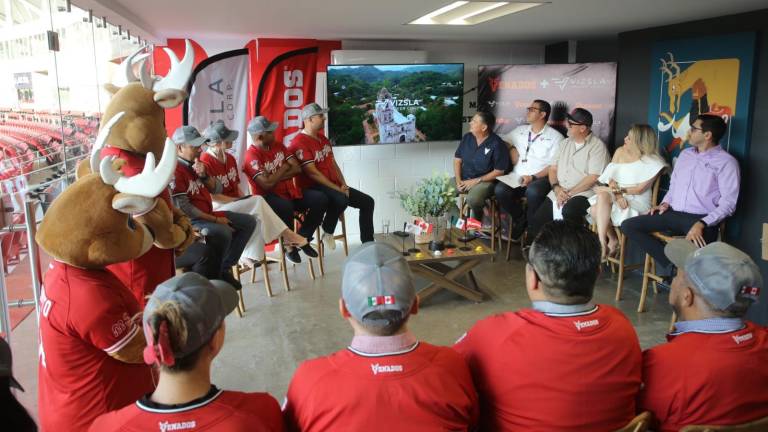 Venados de Mazatlán y Vizsla Silver Corp anunciaron su alianza en conferencia de prensa.