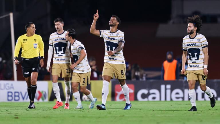 Pumas superó a Querétaro gracias a Caicedo y Quispe