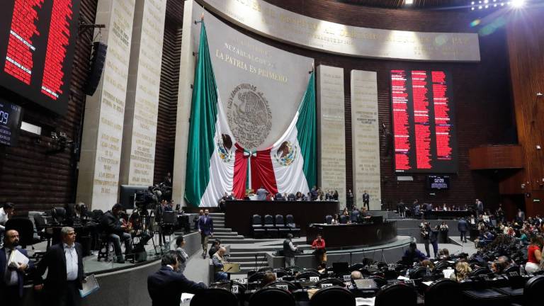 Sesión de la Cámara de Diputados en la que se aprobó en lo general el Presupuesto de Egresos para 2025.