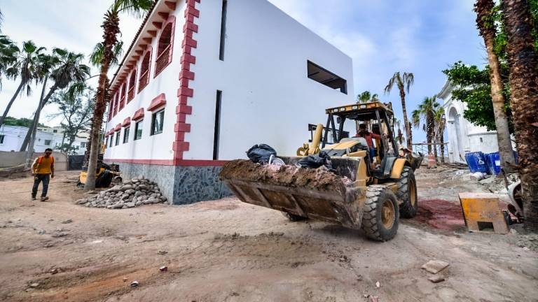 La remodelación de la Casa del Marino se prevé que concluya entre dos a tres semanas.