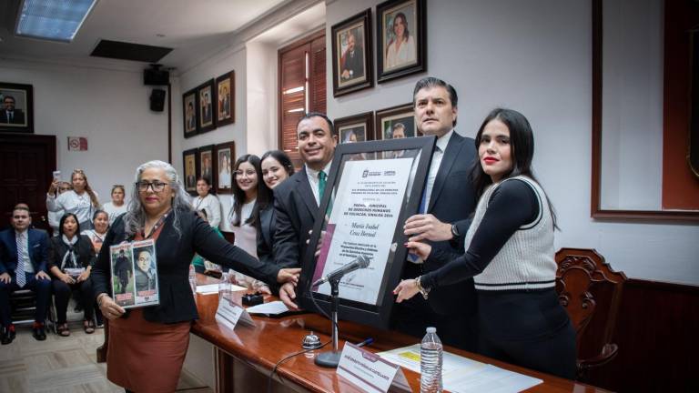 María Isabel Cruz fue reconocida por su labor de apoyo solidario a madres de personas desaparecidas, en las tareas de localización.