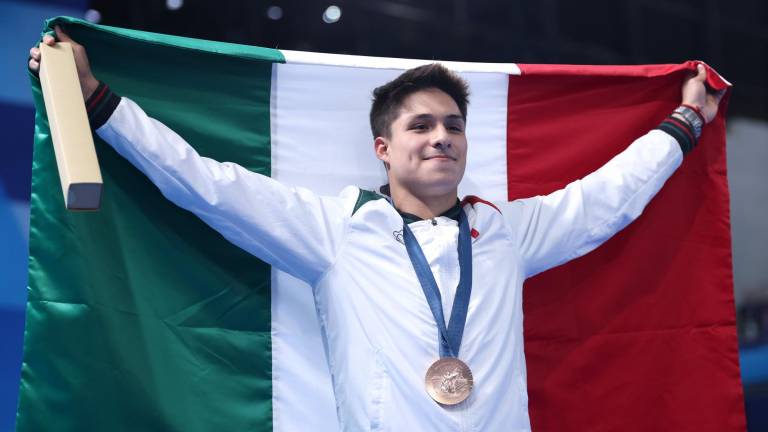 Osmar Olvera se colgó el bronce este jueves.