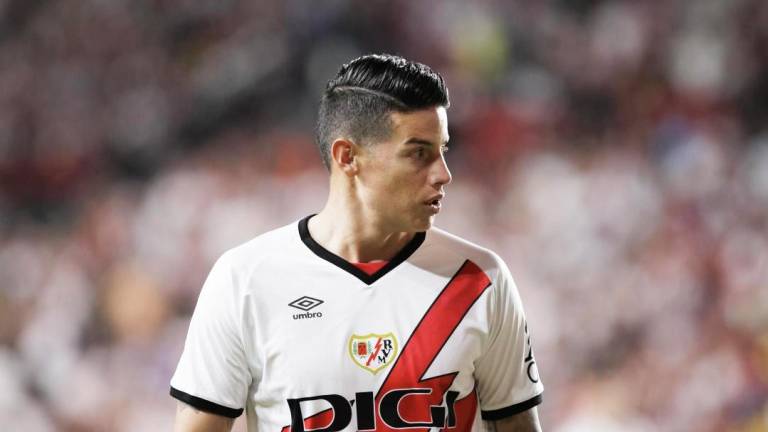 James Rodríguez debutó con el Rayo Vallecano, que le remontó al Osasuna.