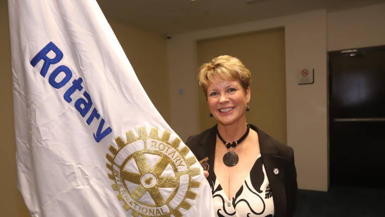 Courtney Frisch tomó protesta como la nueva presidenta del Club Rotario Mazatlán.