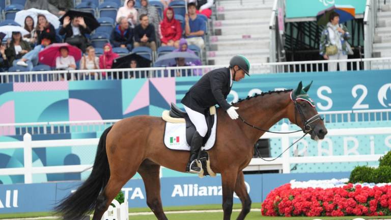 El jinete Ignacio Treviño se presentó en la prueba de doma individual grado III de para ecuestre en los Juegos Paralímpicos París 2024.