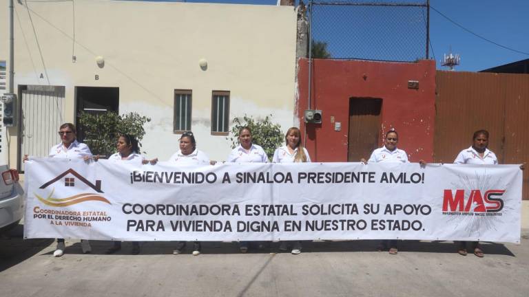 Con marcha exigirán a AMLO construcción de mil casas en Sinaloa