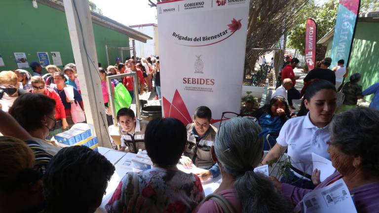 Las Brigadas del Bienestar llegaron a la Colonia Casa Redonda, en las instalaciones del Colegio de Bachilleres del Estado de Sinaloa.