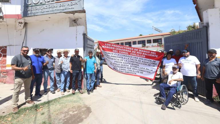 Toman productores de Rosario las oficina de CNA para exigir acciones contra la sequía