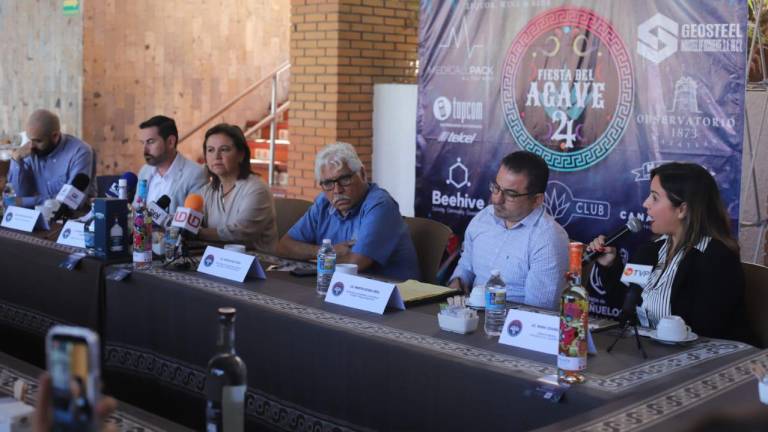 Conferencia para anunciar la Fiesta del Agave 2024.