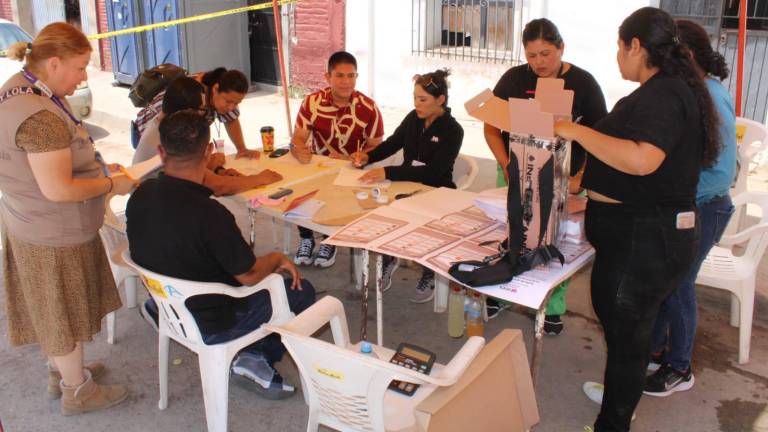 Recuento de votos en los paquetes electorales seleccionados en el Distrito electoral 24.