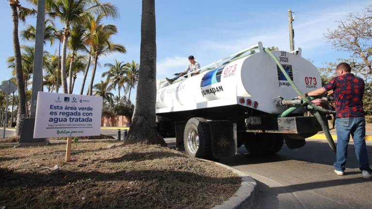 Ponen en marcha el Programa Aguas Tratadas para el Desarrollo Sostenible, que consiste en la utilización de las aguas tratadas para el riego de las áreas verdes de la ciudad.