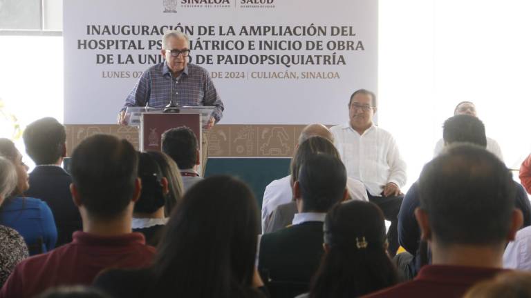 Tendrá Sinaloa la primera unidad de atención psiquiátrica a edad pediátrica en el norte de México