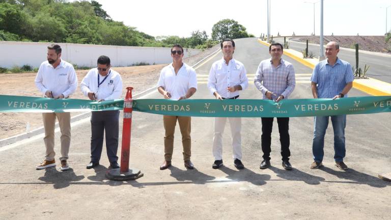 Inauguran el puente exclusivo de Veredas, en Mazatlán