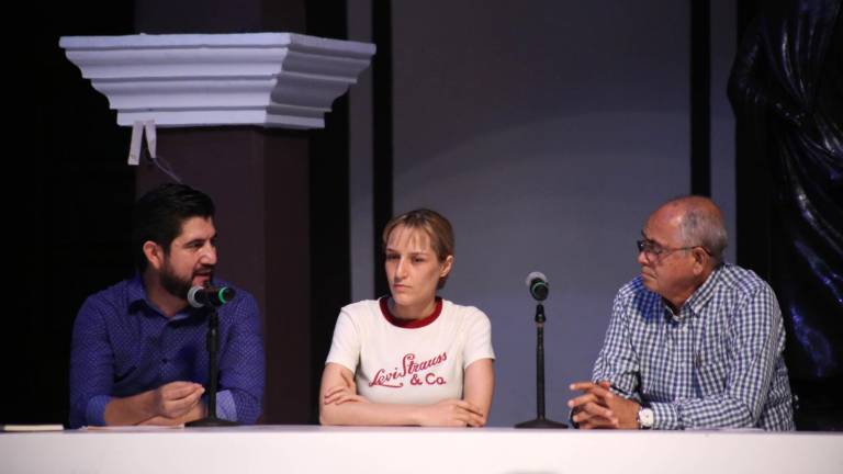 Wilfrido Llanes Espinoza, Esmeralda Torres y Rodolfo Díaz Fonseca.