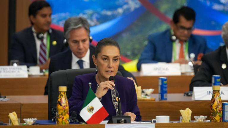 La Presidenta de México Claudia Sheinbaum Pardo participa en la cumbre del G20 en Río de Janeiro.