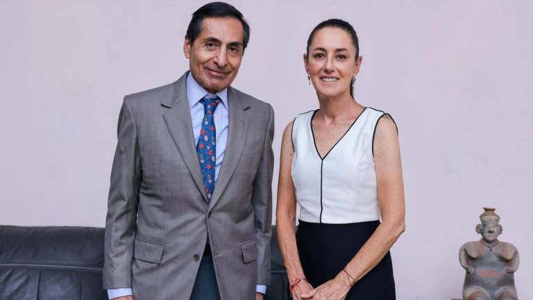 Claudia Sheinbaum se reunió con el Secretario de Hacienda Rogelio Ramírez de la O.