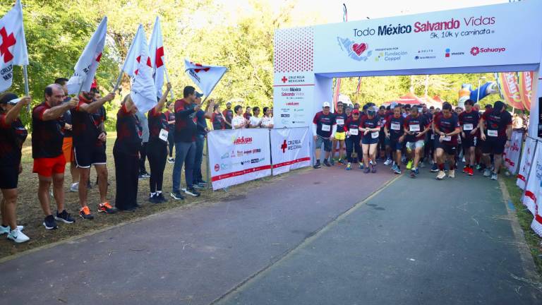 Todo un éxito en Culiacán la carrera de la Cruz Roja ‘Todo México Salvando Vidas’