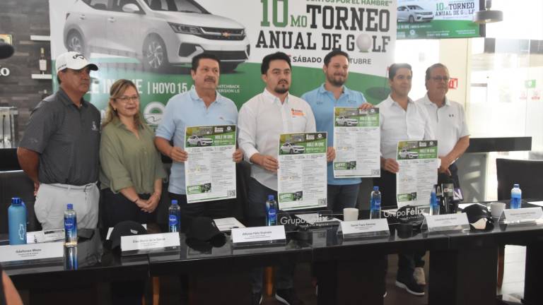 Organizadores del evento invitan a los golfistas a participar en esta nueva edición del torneo de golf con causa.