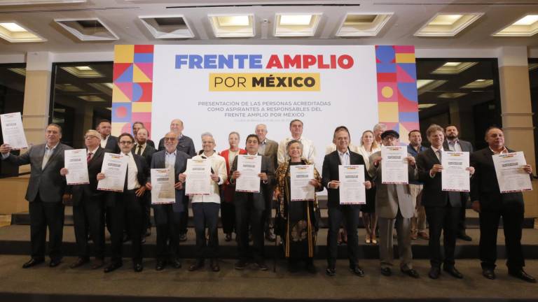 13 aspirantes pasan primer filtro en proceso por la candidatura del Frente Amplio por México