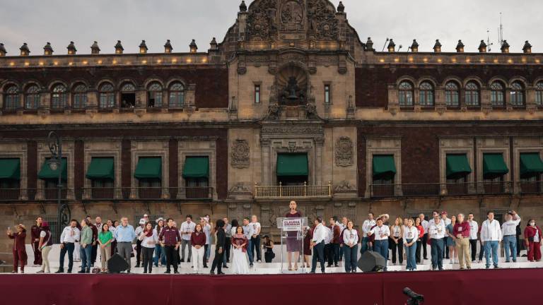 El cierre de campaña de Sheinbaum se realizó en el Zócalo de la CDMX.