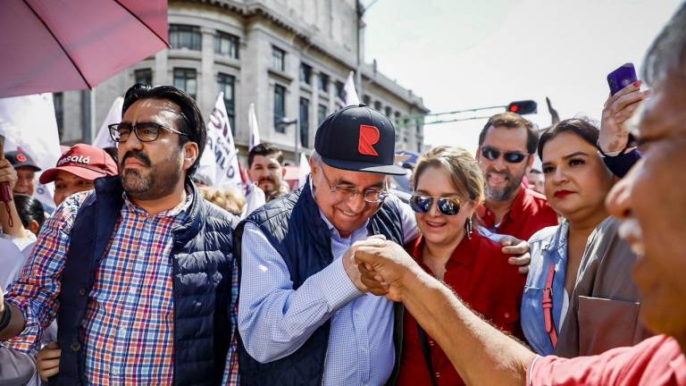 Acompaña Rocha Moya en mitin al Presidente López Obrador