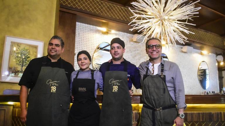 Heiber Duarte, Liz Flores, Ricardo Torres y Luis Osuna, organizan Mariscos y Buena Vida en Humaya Restaurante.