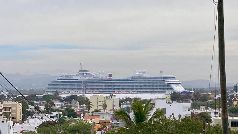 El Discovery Princess es la embarcación número 13 que arriba a Mazatlán en 2025.