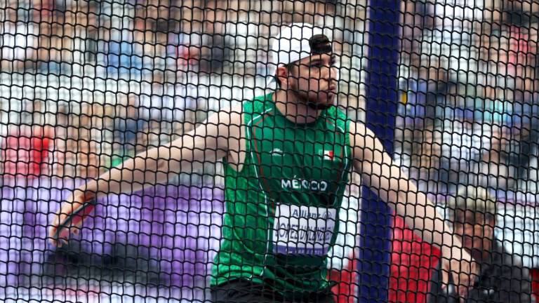 Sinaloense Luis Carlos López supera su marca personal en lanzamiento de disco, en París 2024