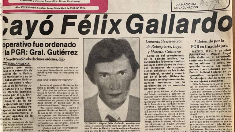 En 1989, mandos de Labastida fueron acusados de proteger a Félix Gallardo; me fallaron los informadores’, dijo