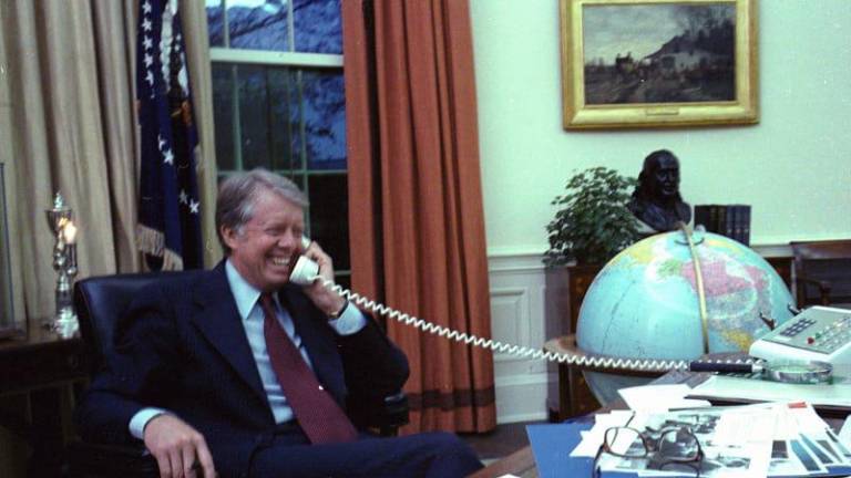 Jimmy Carter fue Presidente de Estados Unidos del 20 de enero de 1977 al 20 de enero de 1981.