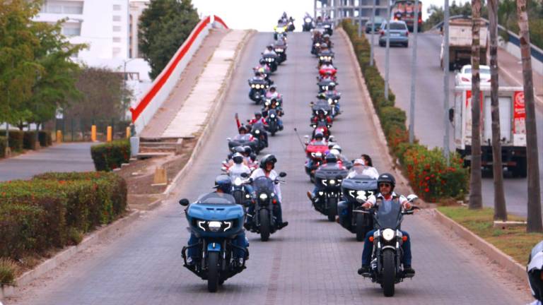 Más de 300 motores de los motociclistas forman parte de la Octava Rodada Nacional de Indian Motorcycle, la cual eligió como sede a Mazatlán.