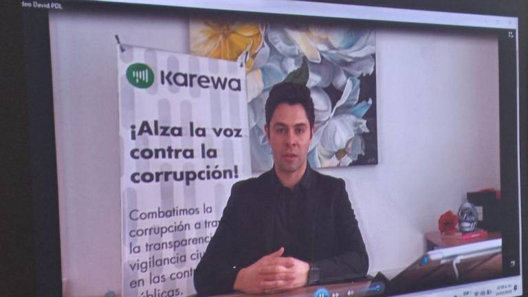 Presentación del Monitor Karewa en Mazatlán, que ayuda al combate a la corrupción a partir de la transparencia de la información oficial.