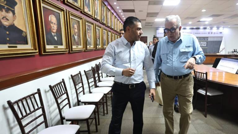 Sostienen reunión autoridades de Sinaloa con García Harfuch para analizar avances en construcción de paz