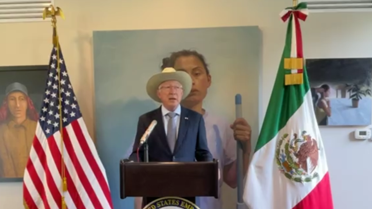 El Embajador de Estados Unidos en México, Ken Salazar, habla sobre la reforma judicial en México.