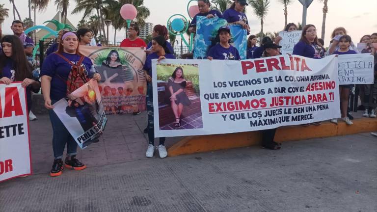 Manifestación del 24 de junio de 2023 para exigir justicia para Perla.