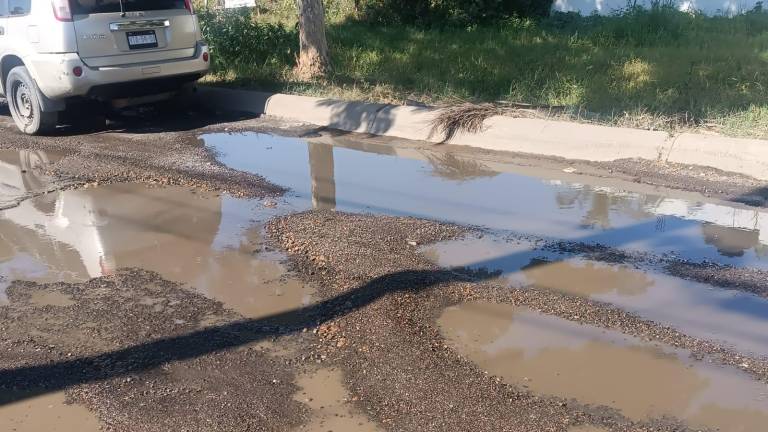 El desbordamiento del drenaje en la colonia Villas del Estero genera encharcamientos y mal olor en la zona.