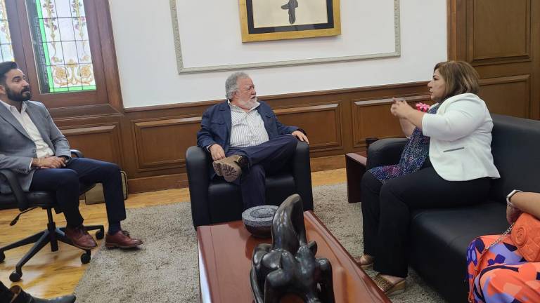 María Inés Pérez, titular de Sebides en Sinaloa, se reunió en la CDMX con Alejandro Encinas, Subsecretario de Derechos Humanos, Población y Migración.