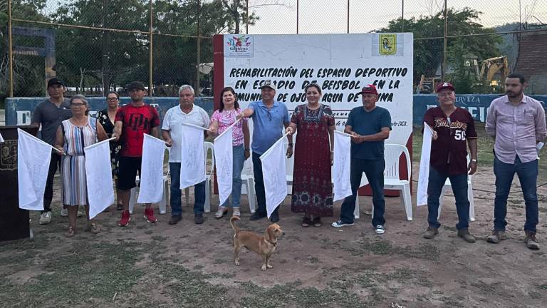 Arranca reparación de áreas deportivas en Ojo de Agua de Osuna