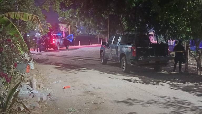 Uno de los homicidios registrados la noche del miércoles en Culiacán.