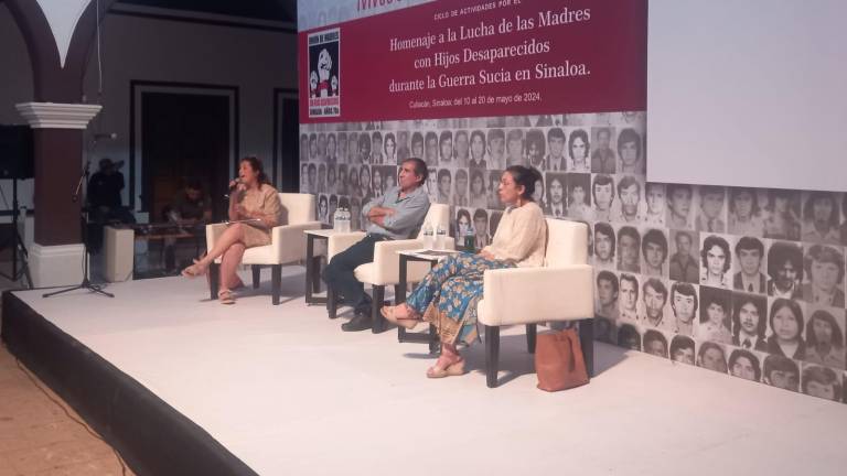 Alicia de los Ríos Merino participó en el conversatorio ‘Mujeres, causa y lucha por la verdad’.