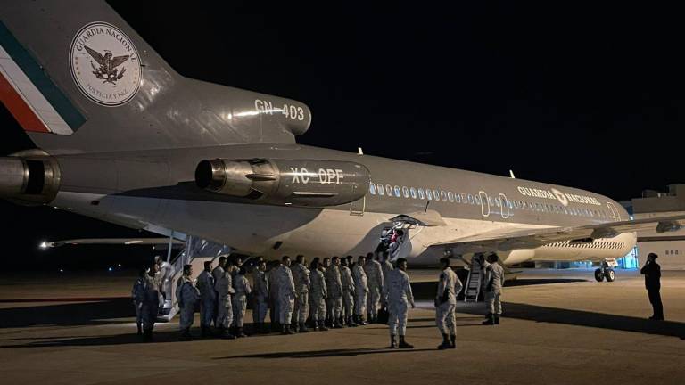 Arriban 150 elementos de la Guardia Nacional a Sinaloa