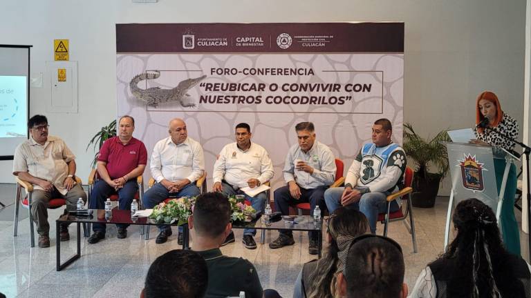 Foro en Culiacán sobre la reubicación de cocodrilos del Parque Las Riberas.