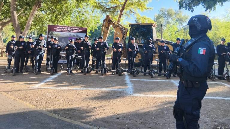 Inaugura Alcalde módulos de vigilancia a cargo de la Policía Municipal en Culiacán